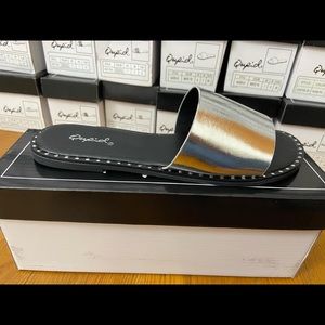 Women Sandals silver and black